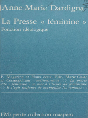 cover image of La Presse «féminine»